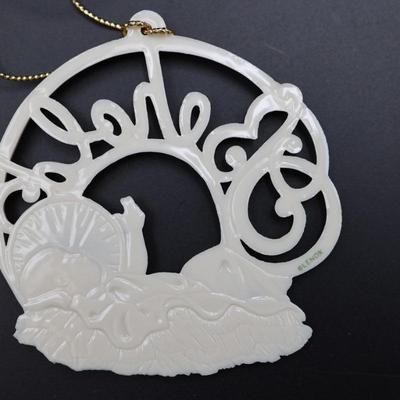 LENOX - Behold Christ in Crib Ornament