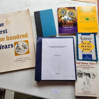 Kansas History Book lot