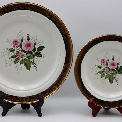 USA Eastern China 22K Gold Plates - Set of (3)