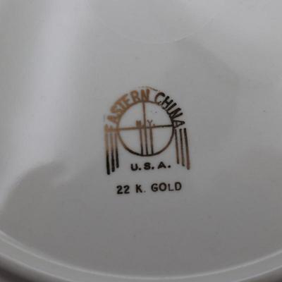 USA Eastern China 22K Gold Plates - Set of (3)
