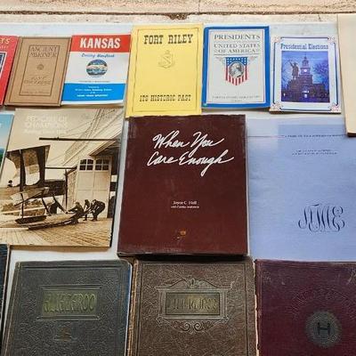 Historical books and yearbooks