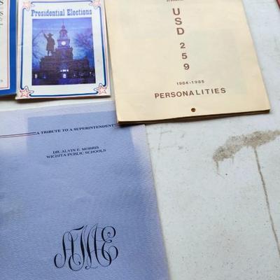 Historical books and yearbooks