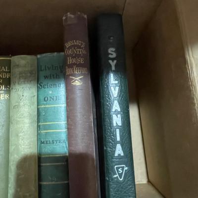 VARIETY OF VINTAGE BOOKS