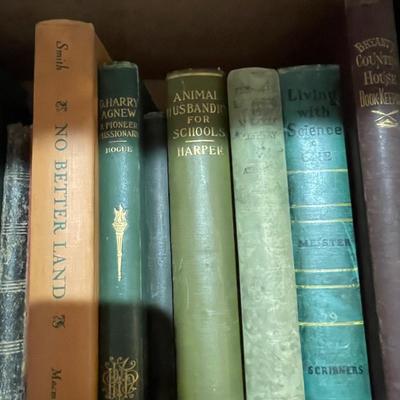 VARIETY OF VINTAGE BOOKS
