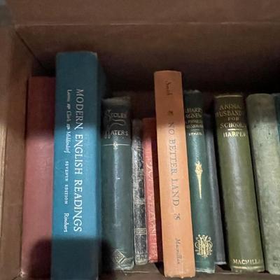 VARIETY OF VINTAGE BOOKS