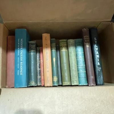 VARIETY OF VINTAGE BOOKS