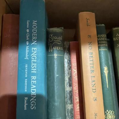 VARIETY OF VINTAGE BOOKS