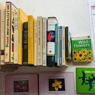 Resource books flowers, birds, plants, etc