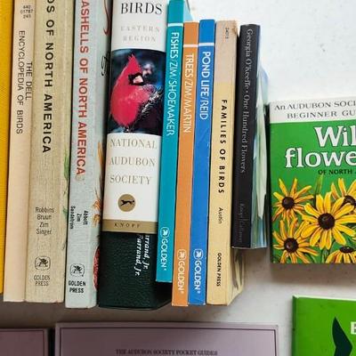 Resource books flowers, birds, plants, etc