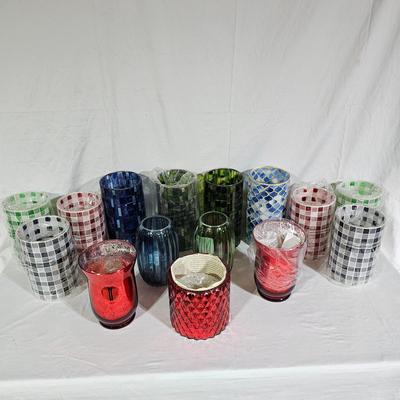 Collection of Glass Illuminated Pillars (B1-JS)
