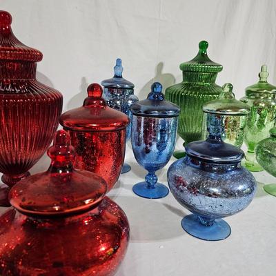 Apothecary Style Illuminated Jars/Lids (B1-JS)