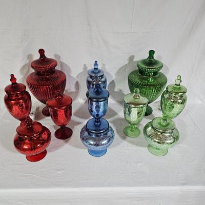 Apothecary Style Illuminated Jars/Lids (B1-JS)