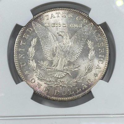 1899 S Morgan silver dollar MS 62
