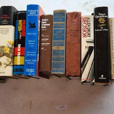 Hardback Book lot fiction and nonfiction