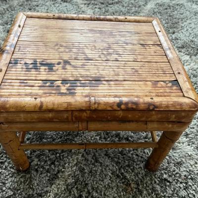 Sturdy Chinese Bamboo Footstool Stepstool