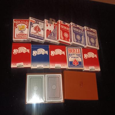 NEW AND USED CASINO DECKS OF CARDS