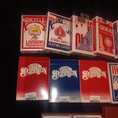 NEW AND USED CASINO DECKS OF CARDS