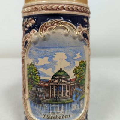 Vintage German Kurhaus Wiesbaden Collectible Stein