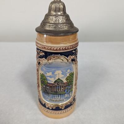Vintage German Kurhaus Wiesbaden Collectible Stein