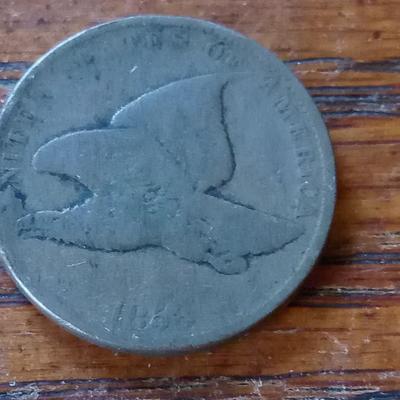 LOT 5 1858 FLYING EAGLE CENT
