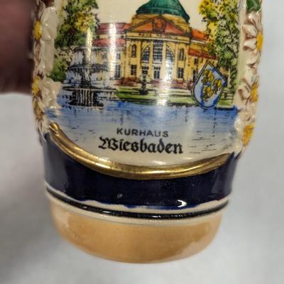 Vintage German Kurhaus Wiesbaden Collectible Stein