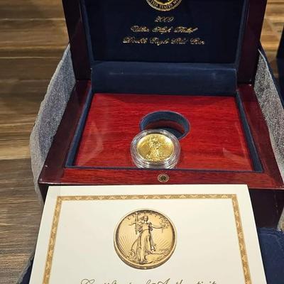 2009 1 oz 20 $ Gold coin Reserve set