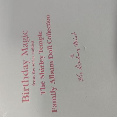 Danbury Mint Shirley Temple Birthday Magic