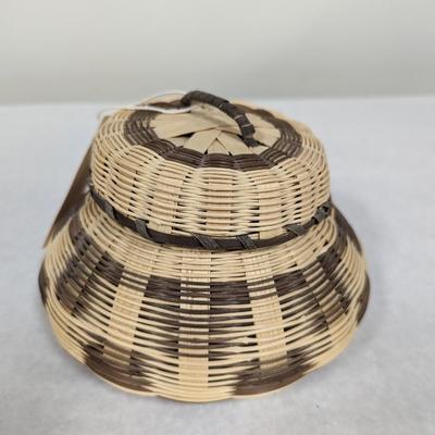 Honeysuckle Basket Handmade Artist Marian Wolfe