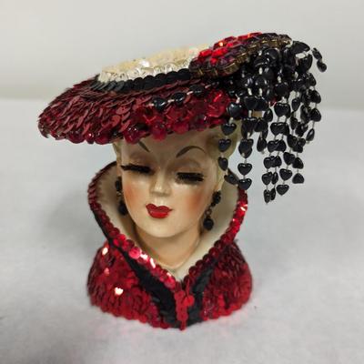 NAPCO Lady Head Vases