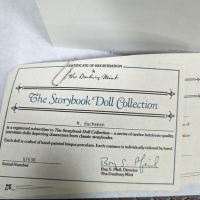 Danbury Mint The Story Book Doll Collection Rapunzel With COA