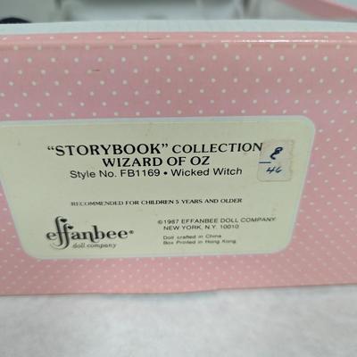 Effanbee Story Book Collection Wizard Of Oz Wicked Witch