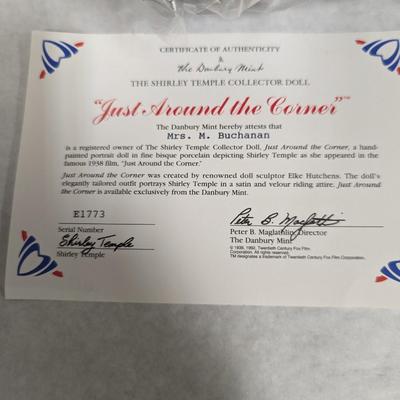 Danbury Mint Shirley Temple Sunday Best With COA