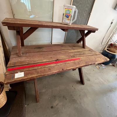 Picnic table & bench