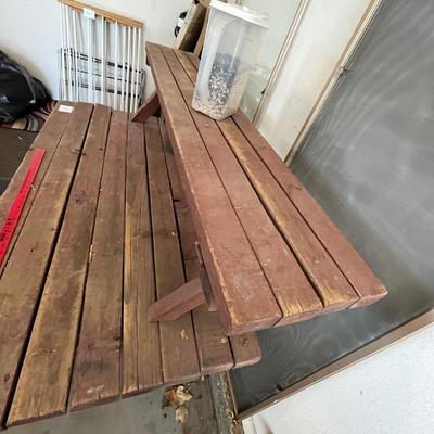 Picnic table & bench