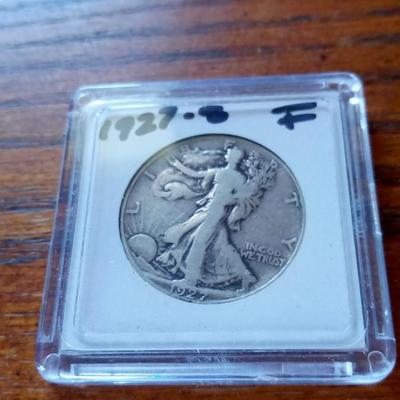 LOT 10 1927-S WALKING LIBERTY HALF DOLLAR