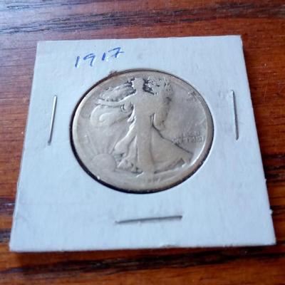LOT 21 OLD SILVER HALF DOLLAR