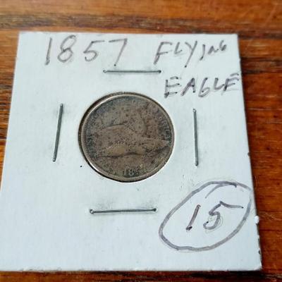LOT 22 1857 FLYING EAGLE CENT