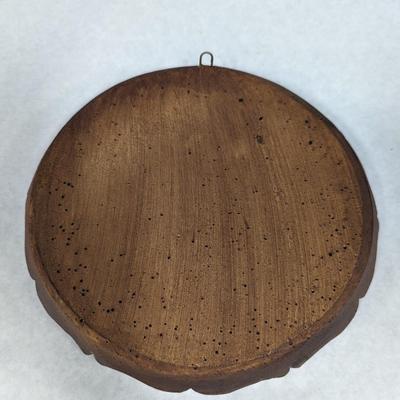 Vtg Hofbräuhaus München Germany 3-D Souvenir Plate Handpainted Pressed Wood