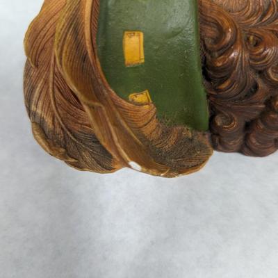 Vintage Chalkware Pirate & Robinhood