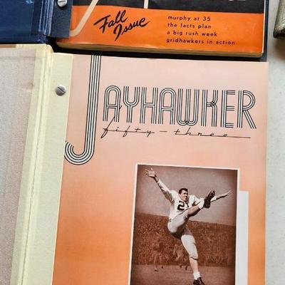 Kansas Jayhawker Yearbook 1953 1952 and Yearbooks