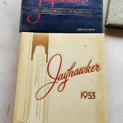 Kansas Jayhawker Yearbook 1953 1952 and Yearbooks