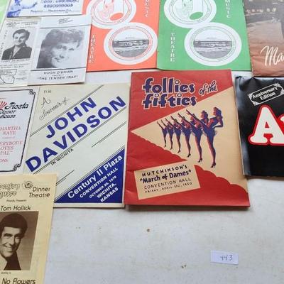SOUVENIR PROGRAMS & BROCHURES BILLPLAY