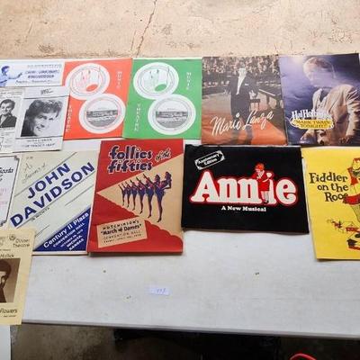SOUVENIR PROGRAMS & BROCHURES BILLPLAY