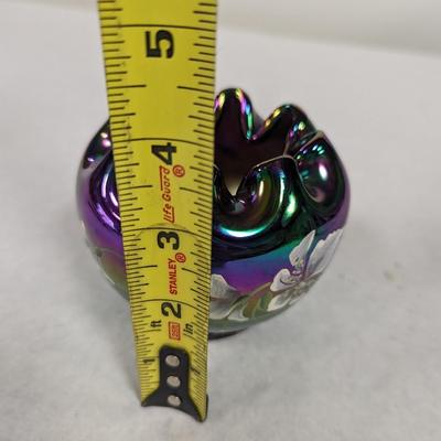 Hand Painted Signed Fenton Vase