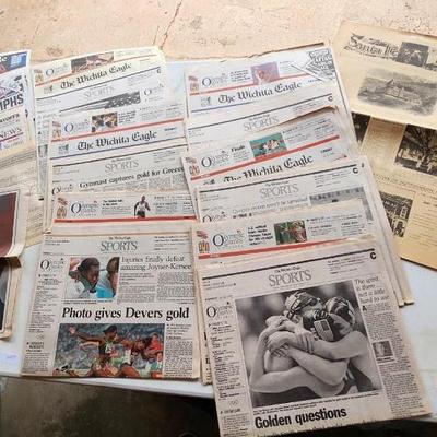 Vintage Newpapers WIihita Eagle "Princess Diana" "911"