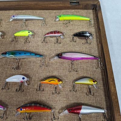 Fishing Lures Shadow Box