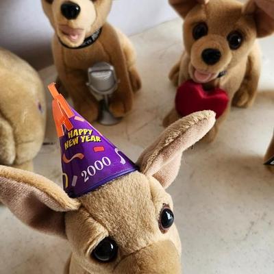 Vtg 2000's Taco Bell Chihuahua Plush Dog Lot