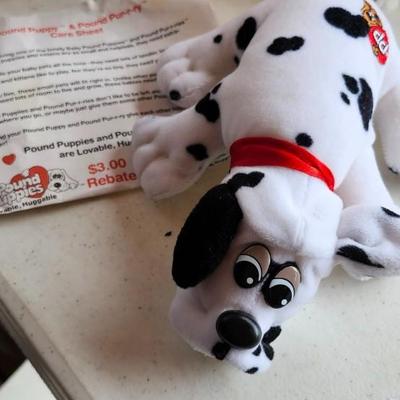 Dog puppies stuffed animals / plushies lot including Pound Puppy
