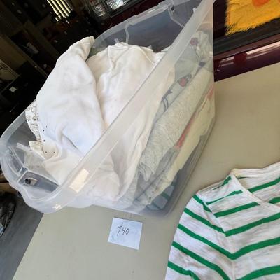 tub of women's tops