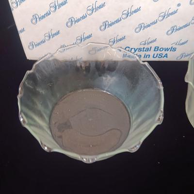 6 PRINCESS HOUSE CRYSTAL BOWLS